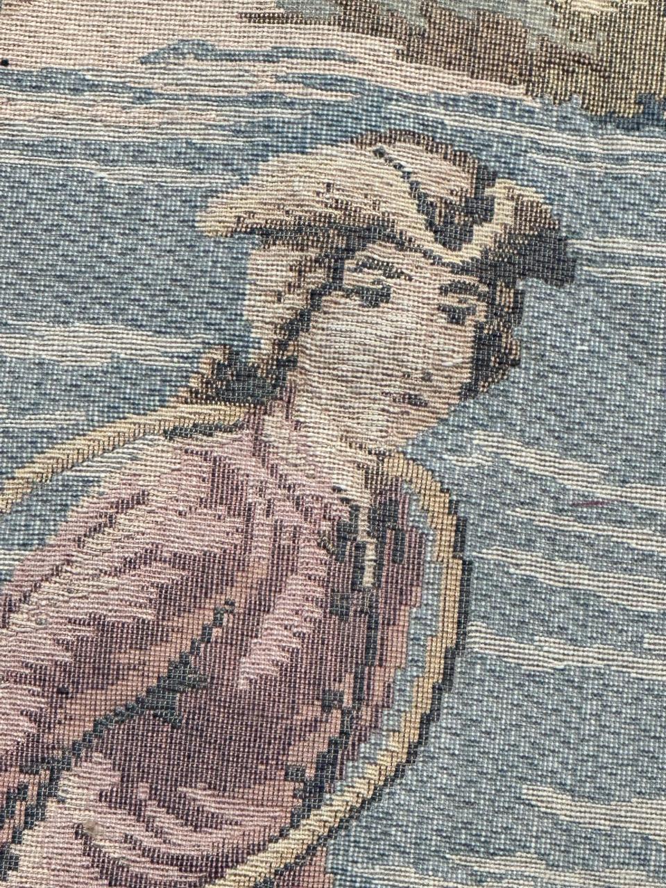 Hübscher französischer Jacquard-Wandteppich im Aubusson-Stil 