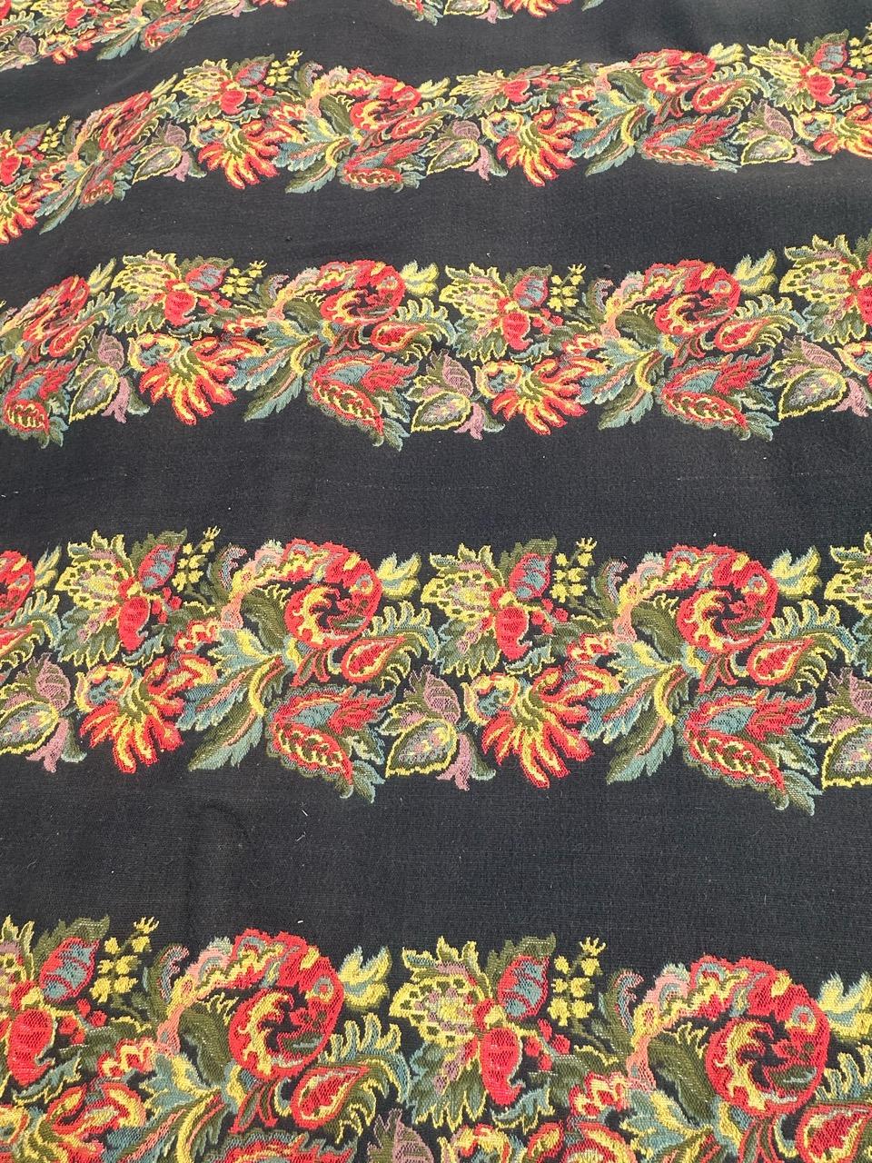 Schöner französischer Jacquard-Wandteppich im Aubusson-Stil aus Seidenstoff für die Bedeckung im Aubusson-Stil im Angebot 4