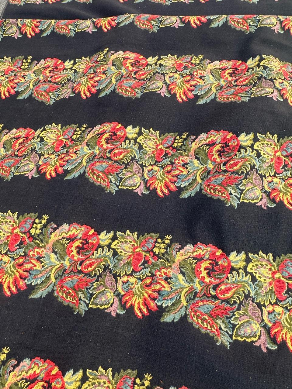 Schöner französischer Jacquard-Wandteppich im Aubusson-Stil aus Seidenstoff für die Bedeckung im Aubusson-Stil im Angebot 6