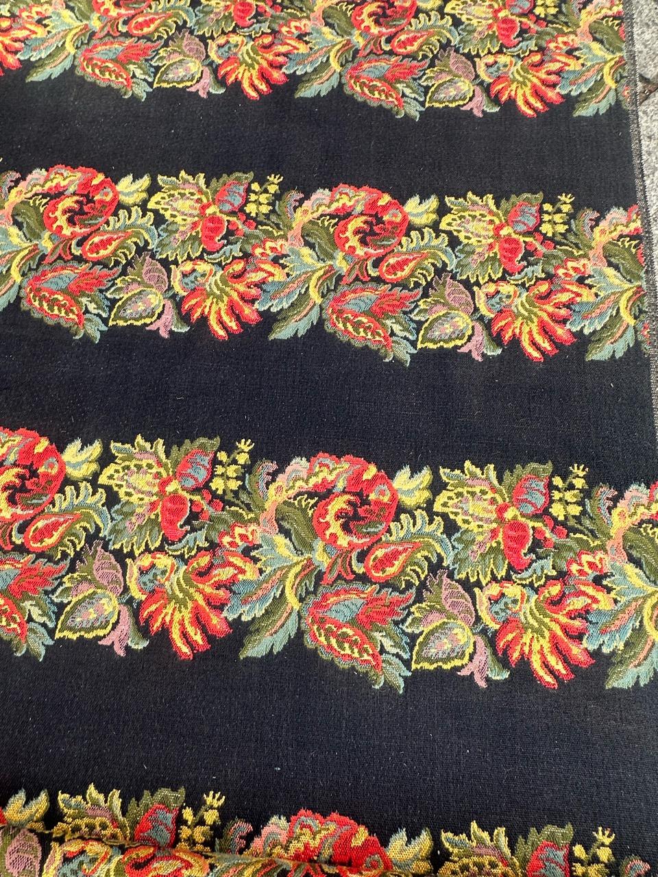 Schöner französischer Jacquard-Wandteppich im Aubusson-Stil aus Seidenstoff für die Bedeckung im Aubusson-Stil im Angebot 7