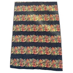 grazioso tessuto d'epoca francese in stile arazzo Jacquard Aubusson per rivestire