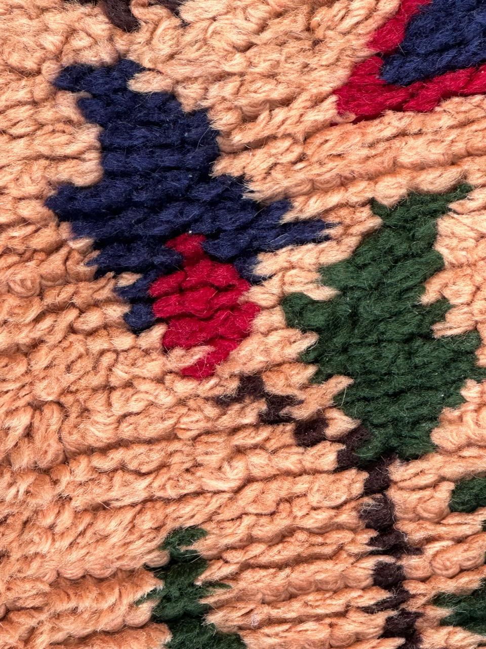 Schöner französischer Cogolin-Teppich im Oushak-Design im Vintage-Stil im Angebot 7