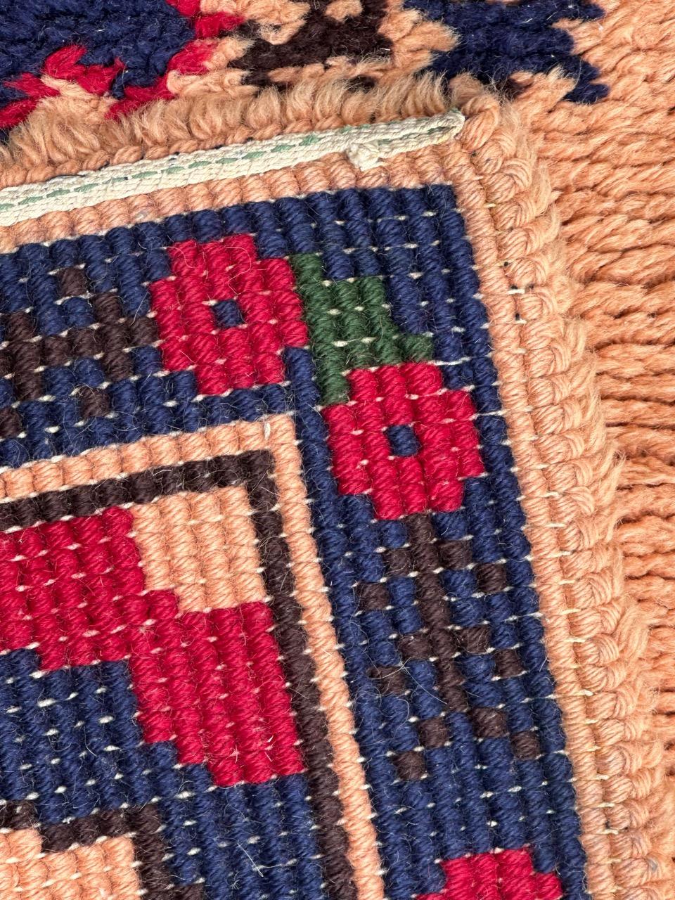 Schöner französischer Cogolin-Teppich im Oushak-Design im Vintage-Stil im Angebot 8