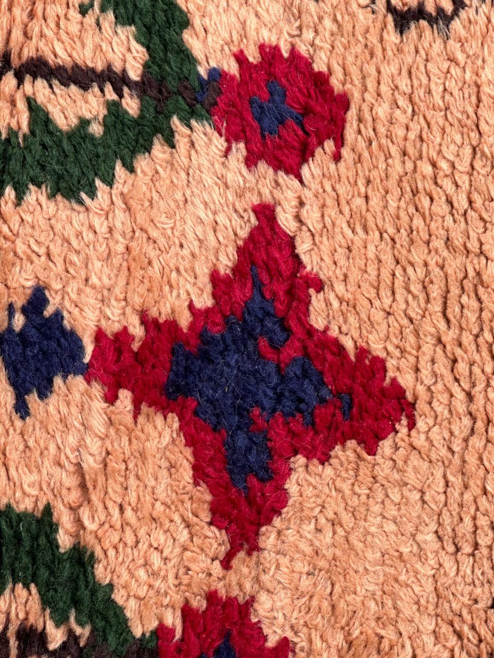 Schöner französischer Cogolin-Teppich im Oushak-Design im Vintage-Stil (20. Jahrhundert) im Angebot