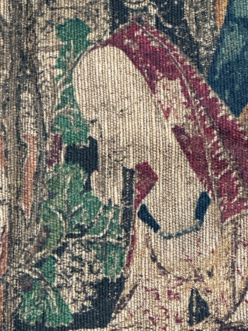 Jolie tapisserie française imprimée à la main, design de musée des Vendanges en vente 3