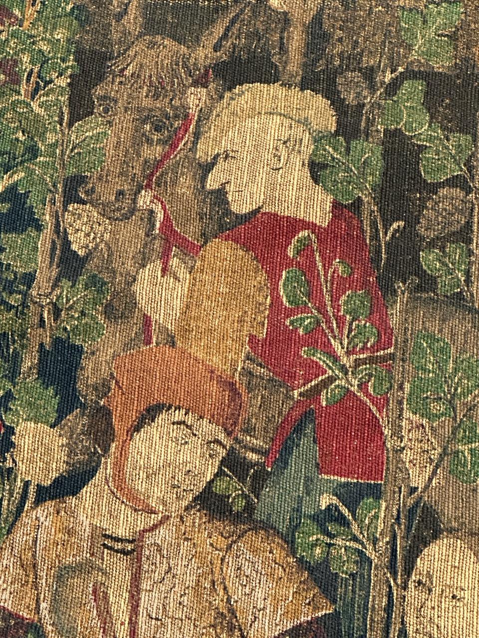 Jolie tapisserie française imprimée à la main, design de musée des Vendanges Bon état - En vente à Saint Ouen, FR