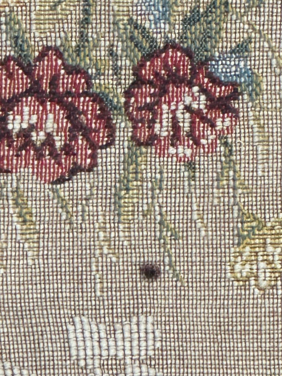 Schöner französischer Jacquard-Wandteppich im Aubusson-Stil im Vintage-Stil im Angebot 3