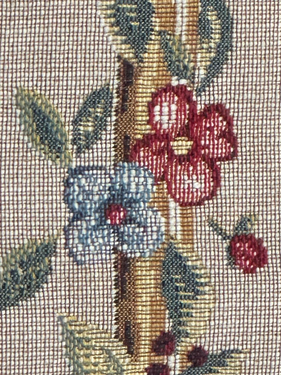 Schöner französischer Jacquard-Wandteppich im Aubusson-Stil im Vintage-Stil im Angebot 5