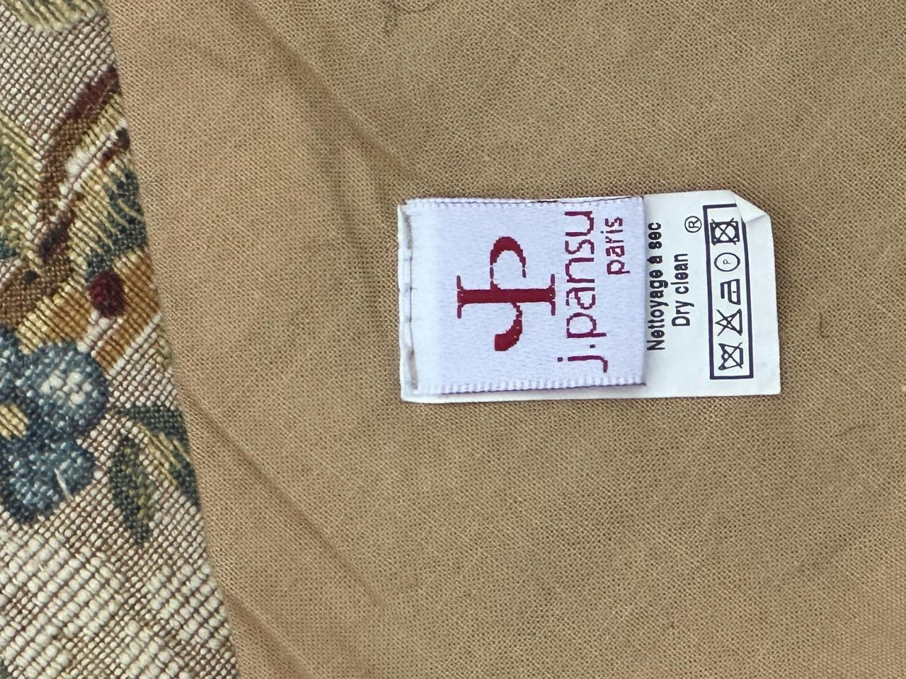 Schöner französischer Jacquard-Wandteppich im Aubusson-Stil im Vintage-Stil im Angebot 12