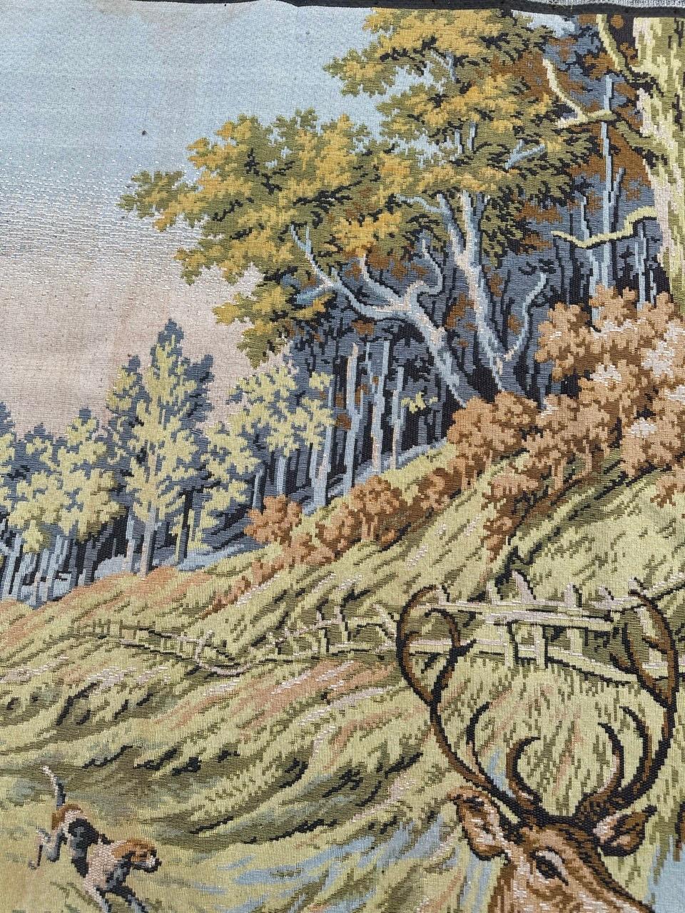 Hübscher französischer Jacquard-Wandteppich 