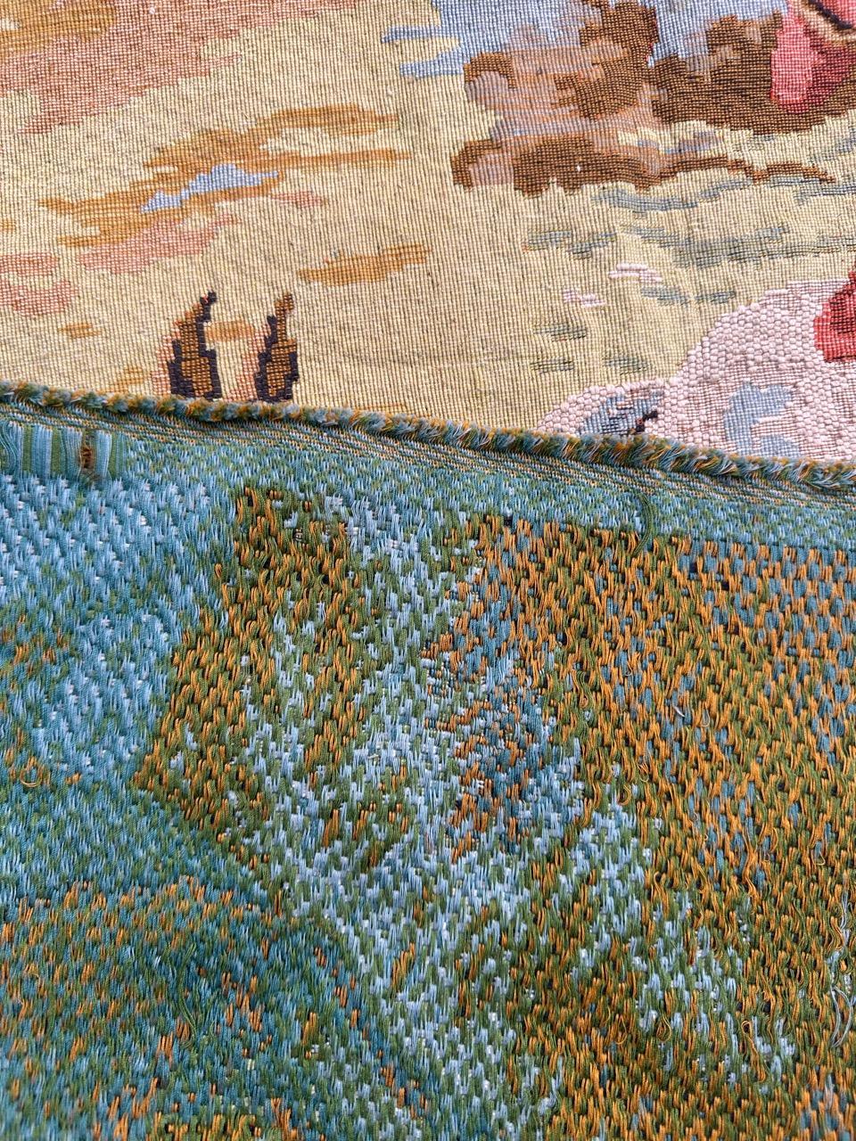 Hübscher französischer Jacquard-Wandteppich 