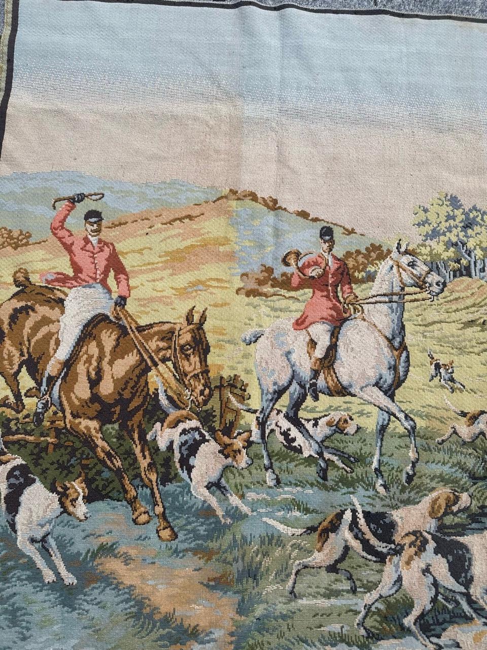 Hübscher französischer Jacquard-Wandteppich 