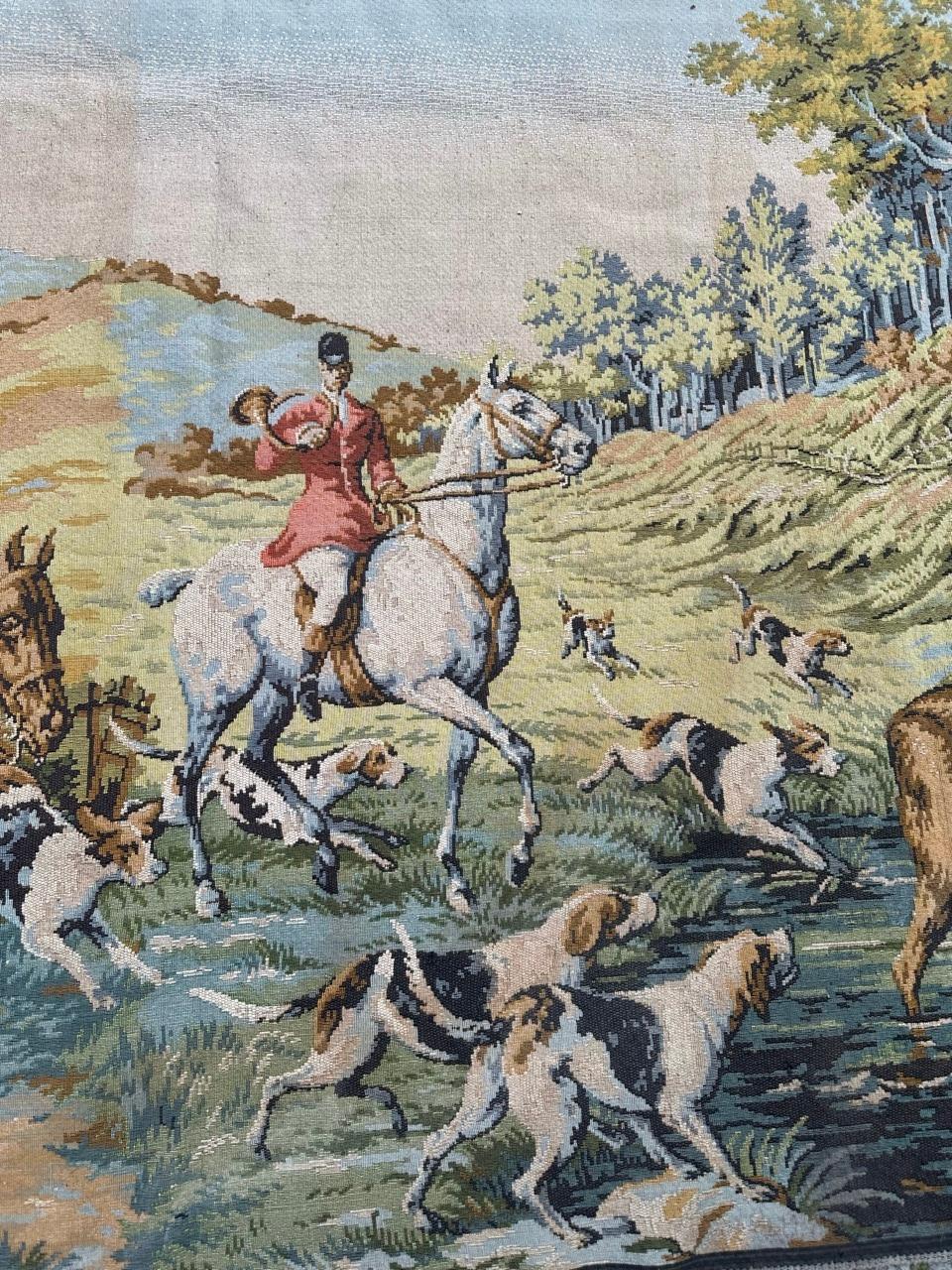 Hübscher französischer Jacquard-Wandteppich 