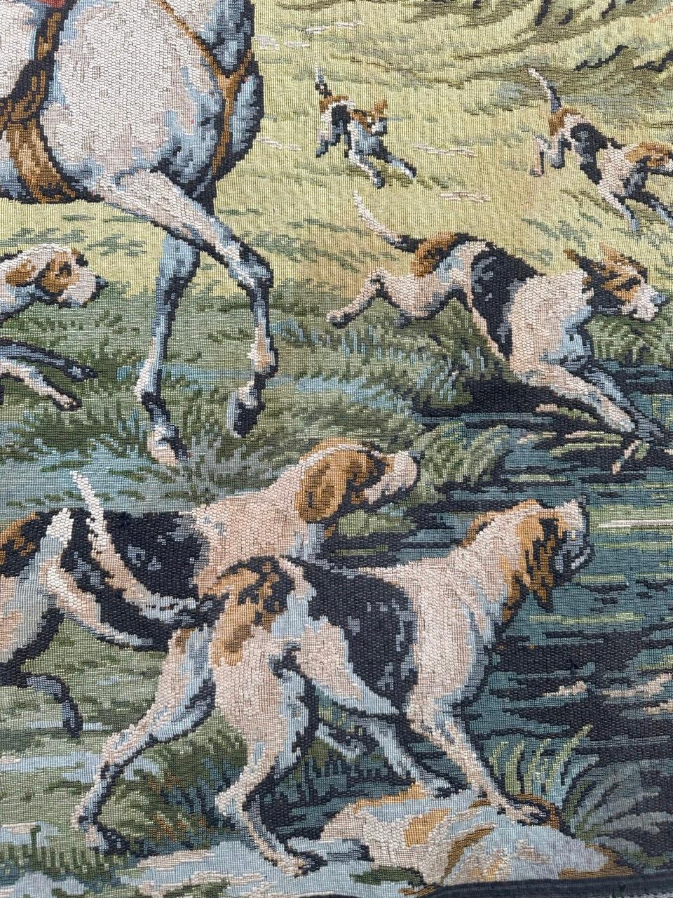 Hübscher französischer Jacquard-Wandteppich 