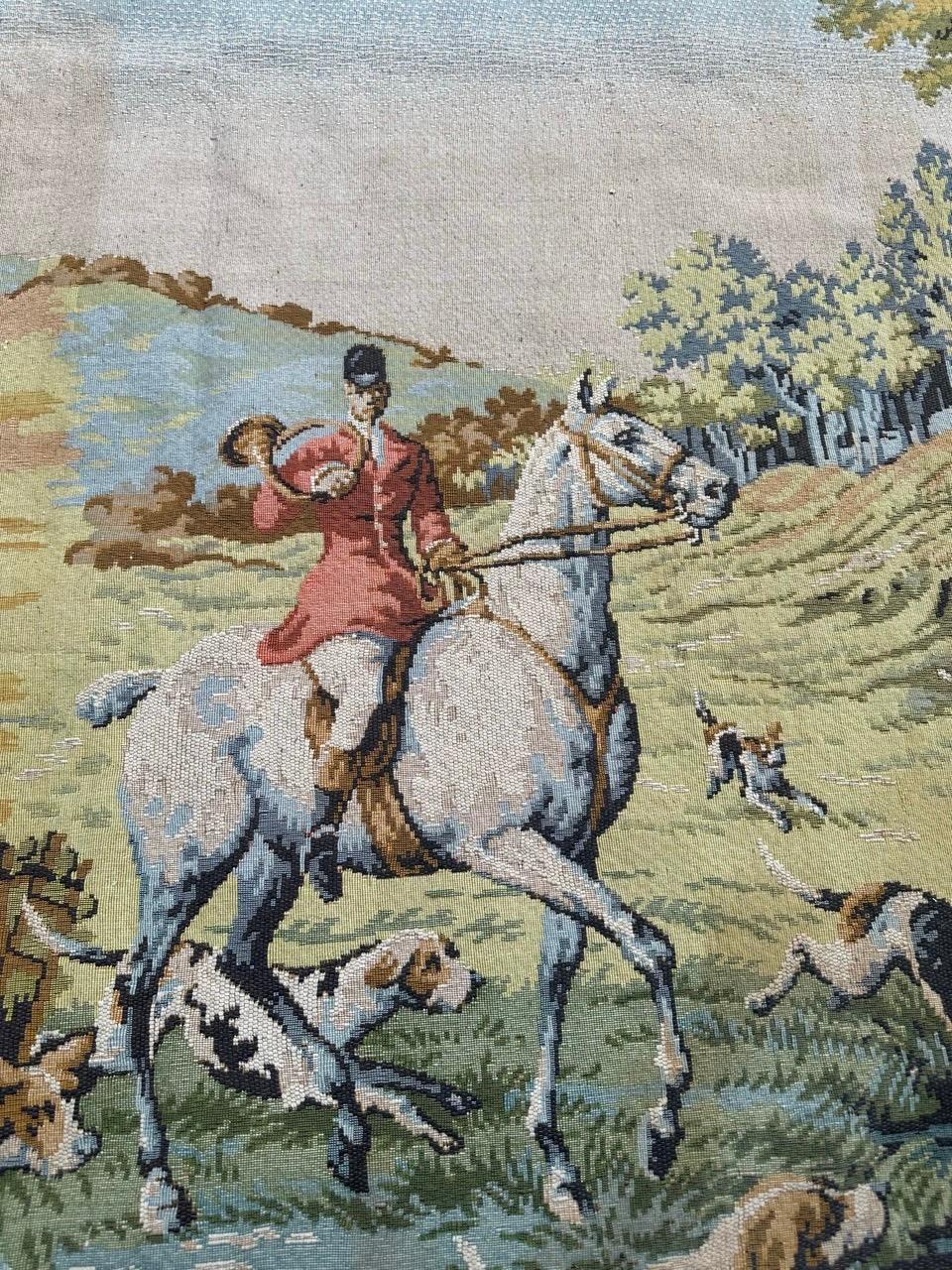 Hübscher französischer Jacquard-Wandteppich 