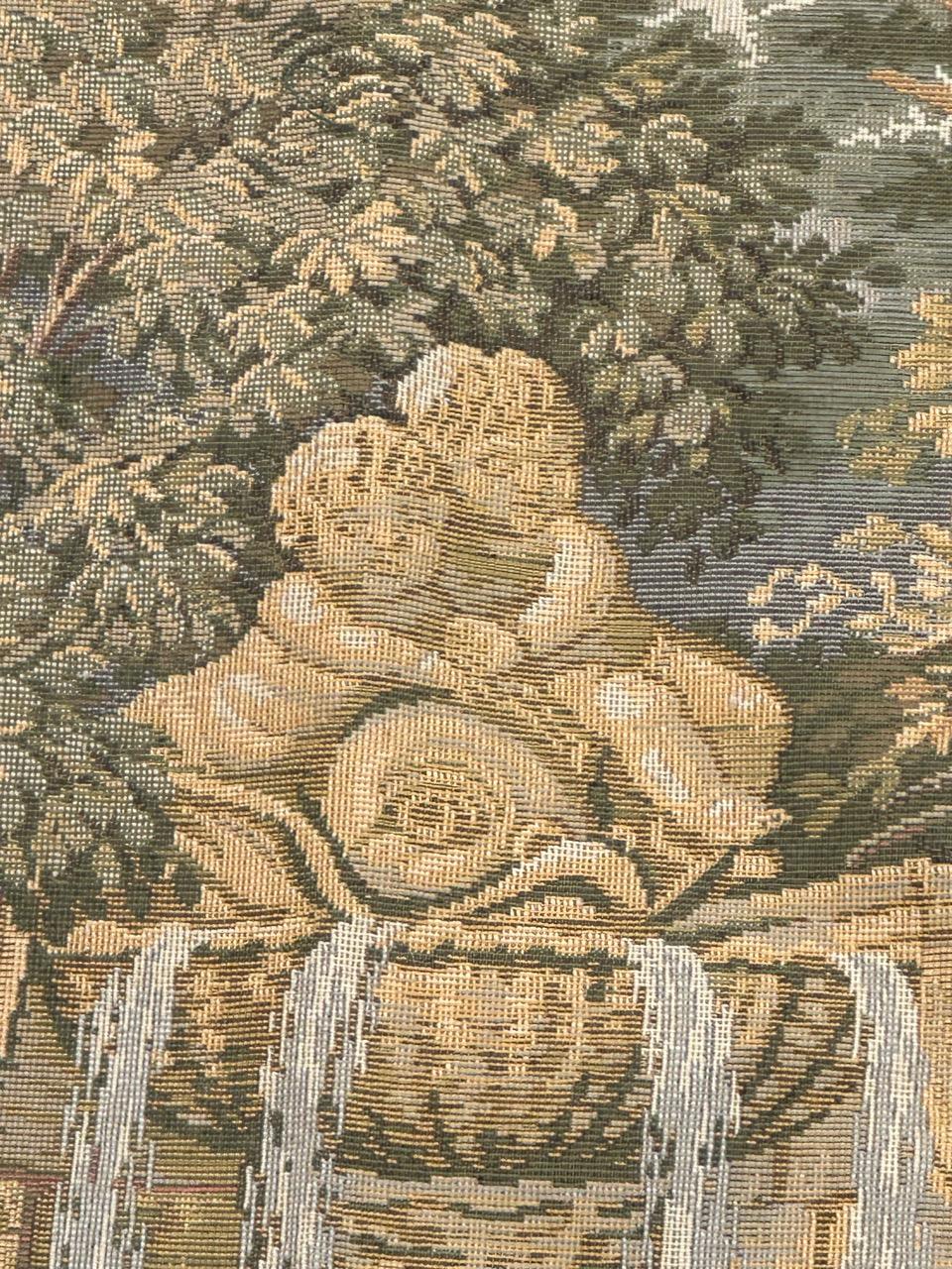 Hübscher französischer Jacquard-Wandteppich 