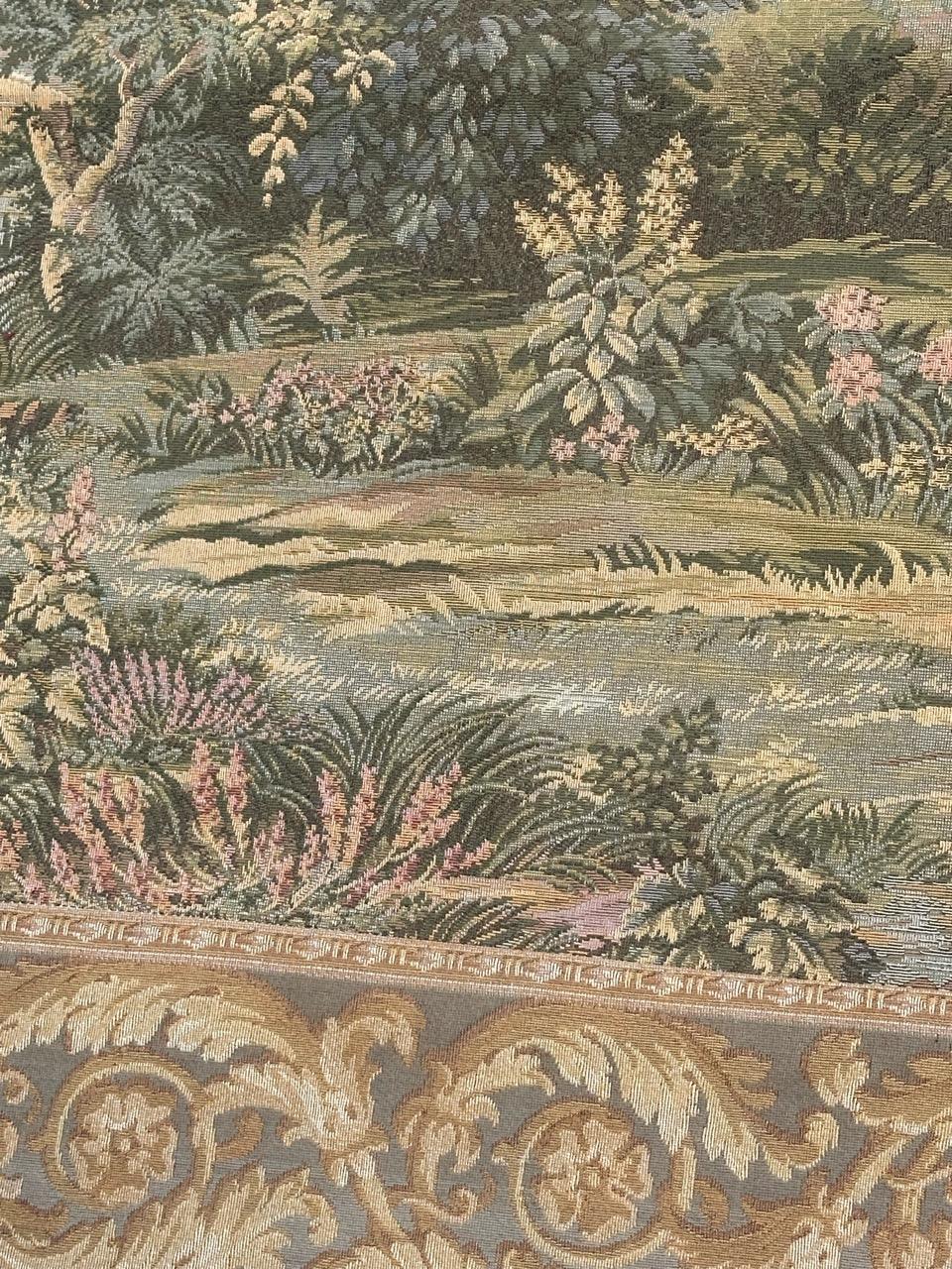 Hübscher französischer Jacquard-Wandteppich 