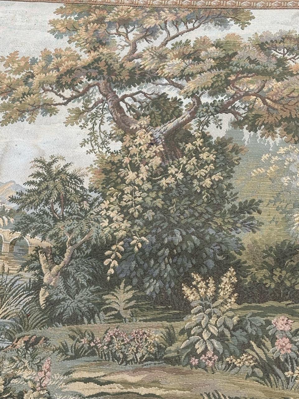 Hübscher französischer Jacquard-Wandteppich 