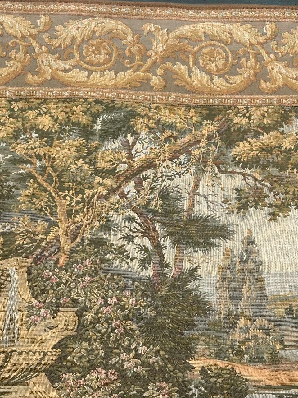 Hübscher französischer Jacquard-Wandteppich 