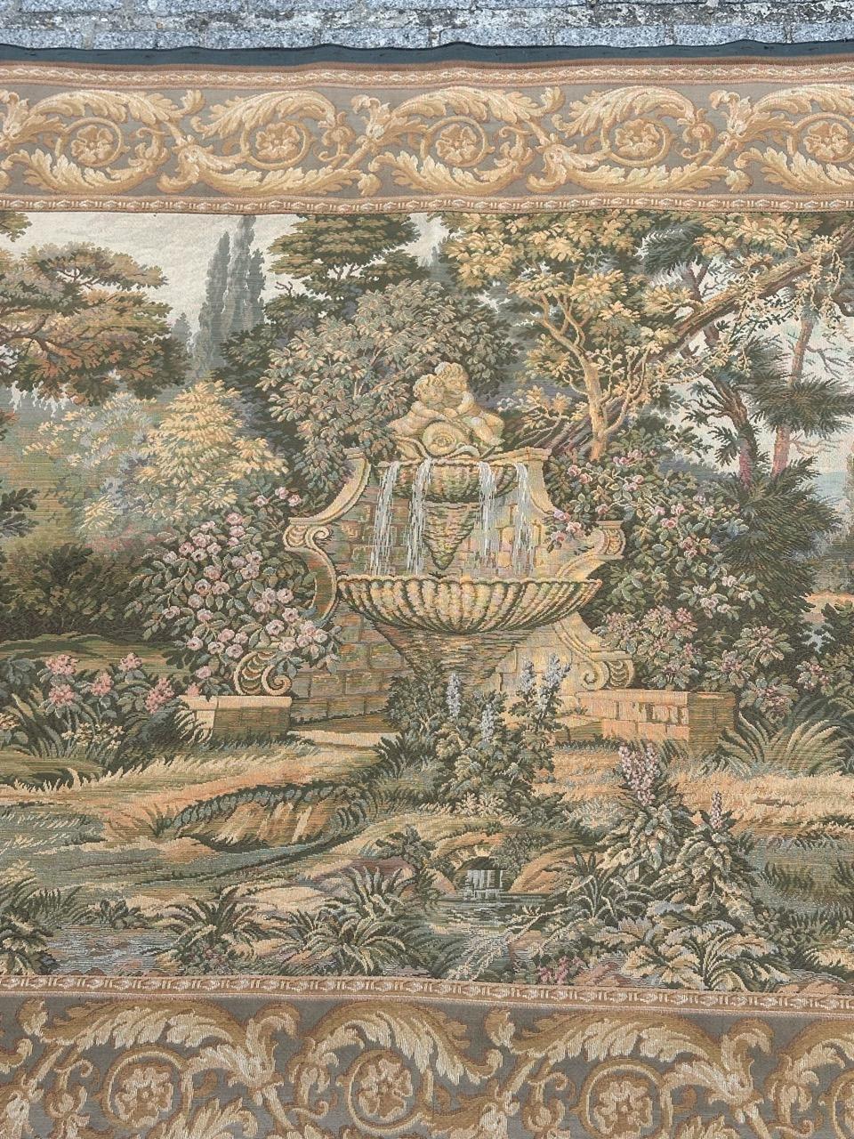 Hübscher französischer Jacquard-Wandteppich 