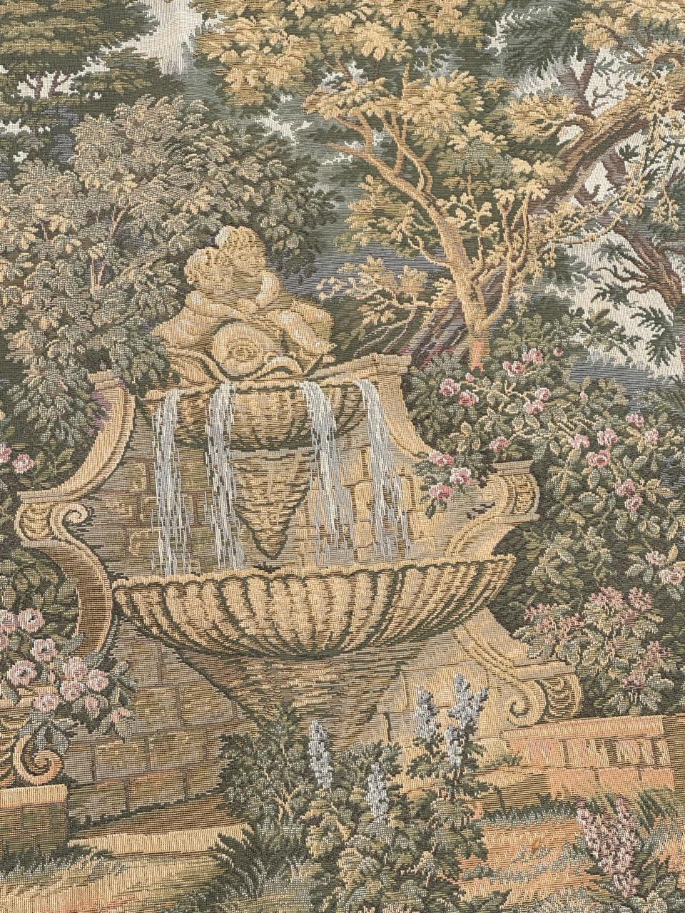 Hübscher französischer Jacquard-Wandteppich 