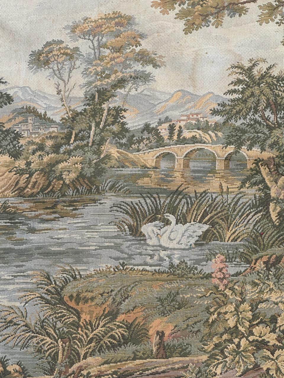 Hübscher französischer Jacquard-Wandteppich 