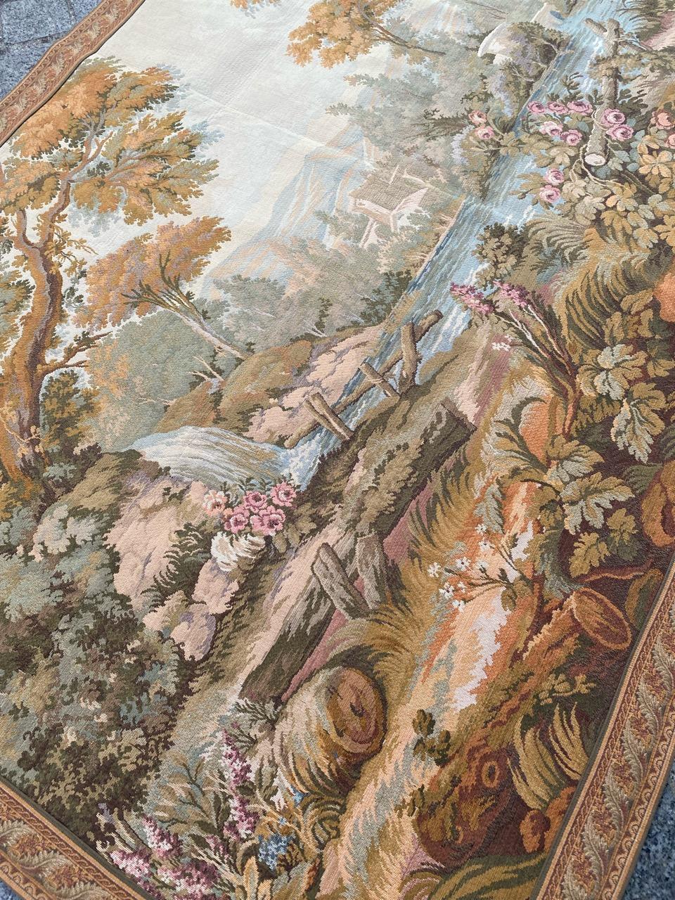 Pretty Vintage French Jaquar Tapestry 4