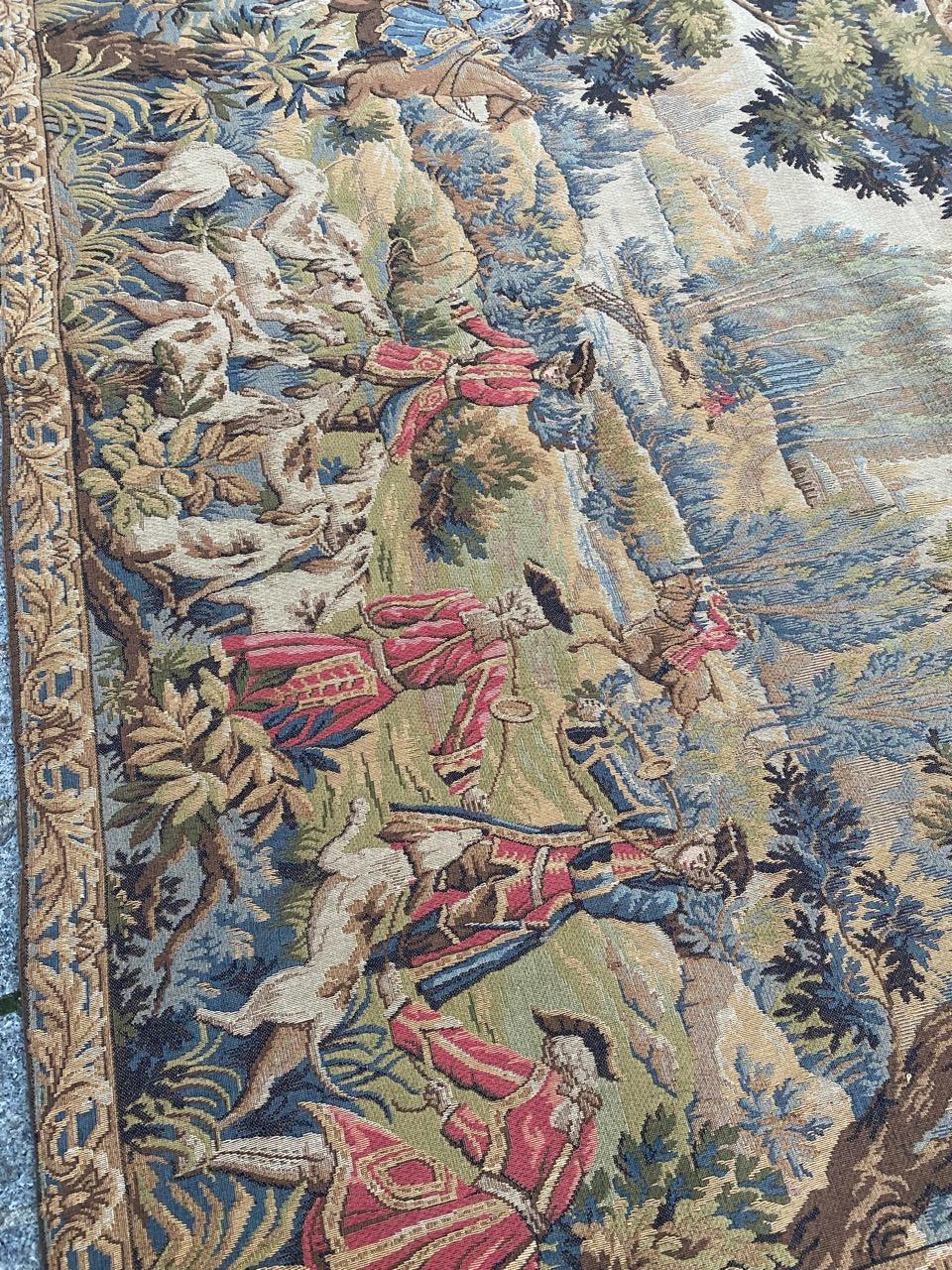 Pretty Vintage French Jaquar Tapestry 7