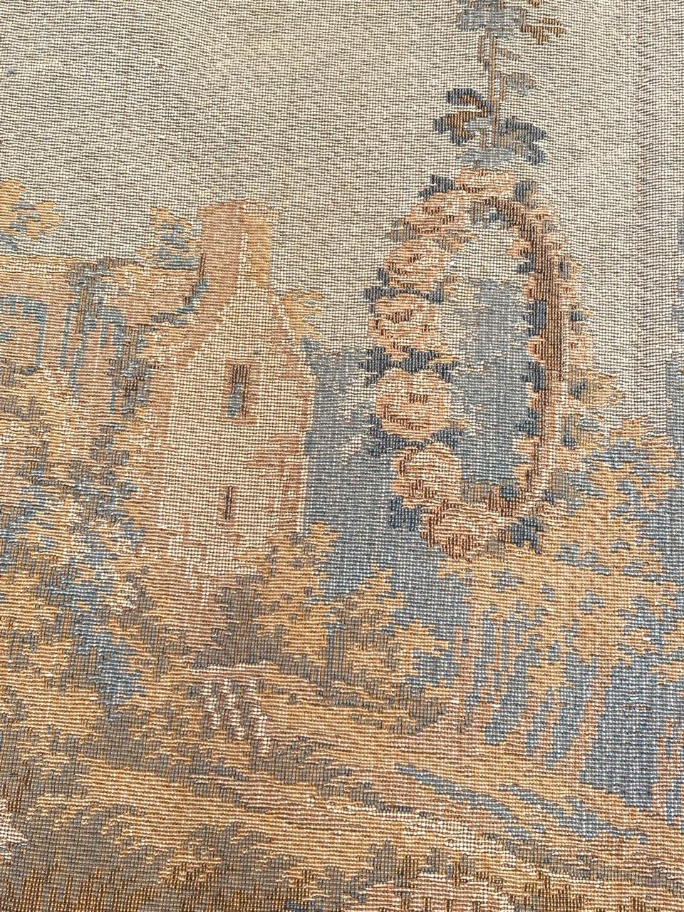 Bobyrug’s Pretty Vintage French Jaquar Tapestry For Sale 7
