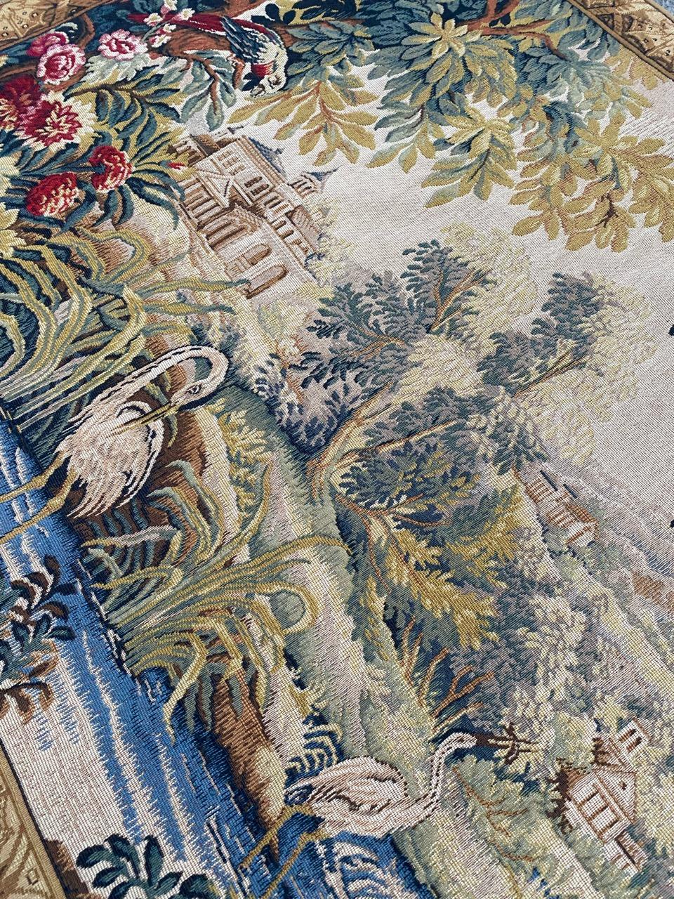 Pretty Vintage French Jaquar Tapestry 8
