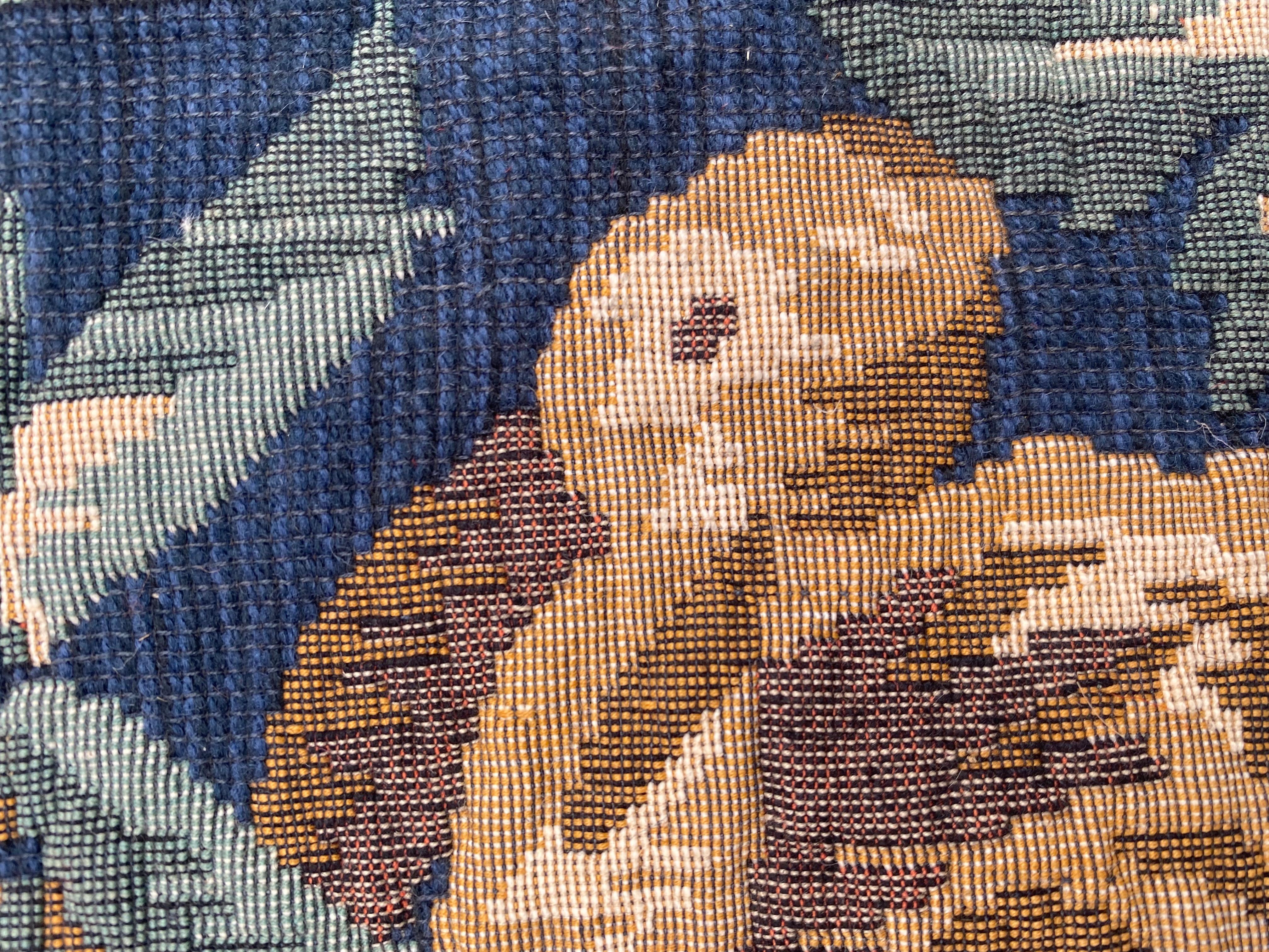 Bobyrug’s Pretty Vintage French Jaquar Tapestry For Sale 11