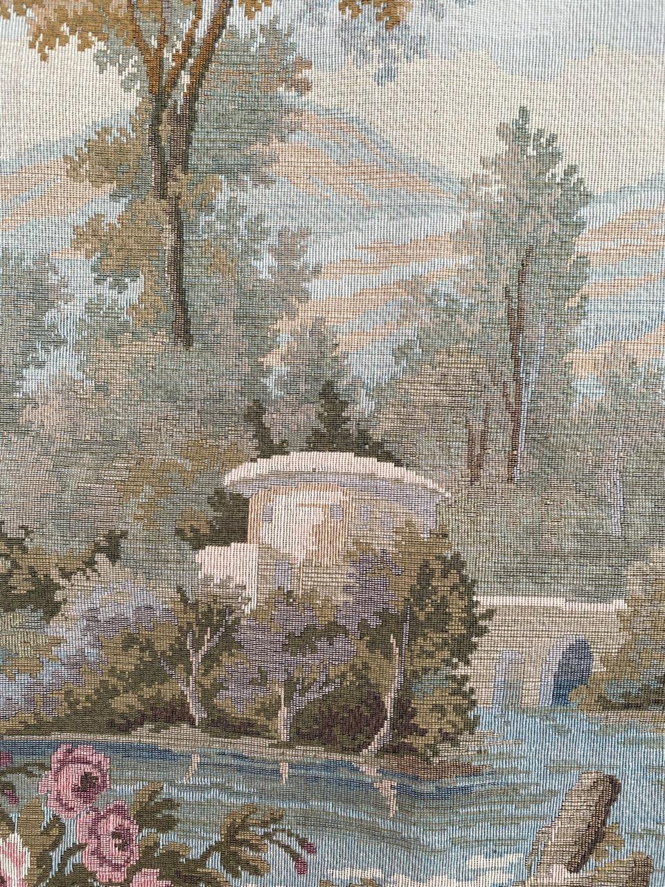 Pretty Vintage French Jaquar Tapestry 11