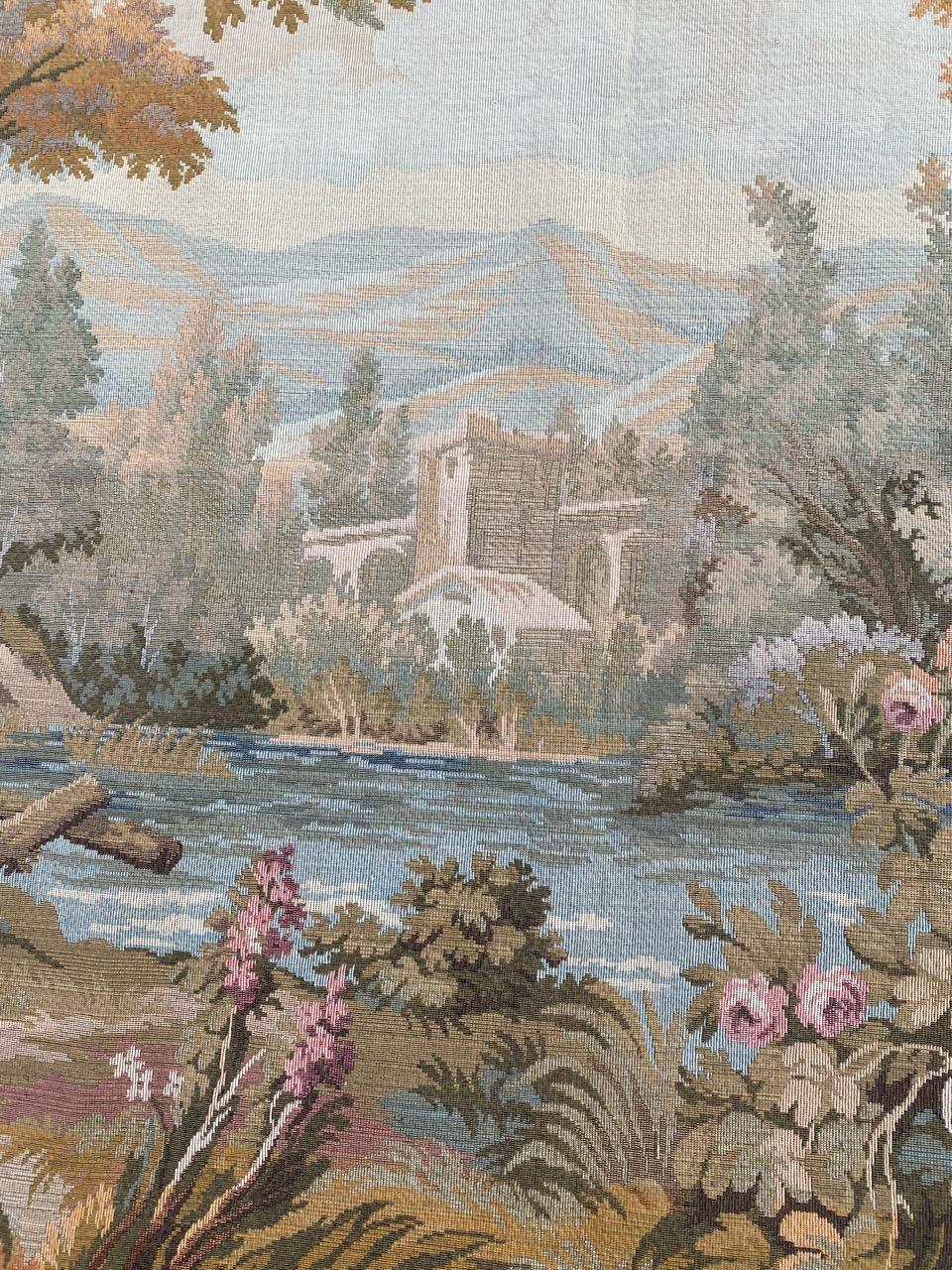 Pretty Vintage French Jaquar Tapestry In Good Condition In Saint Ouen, FR