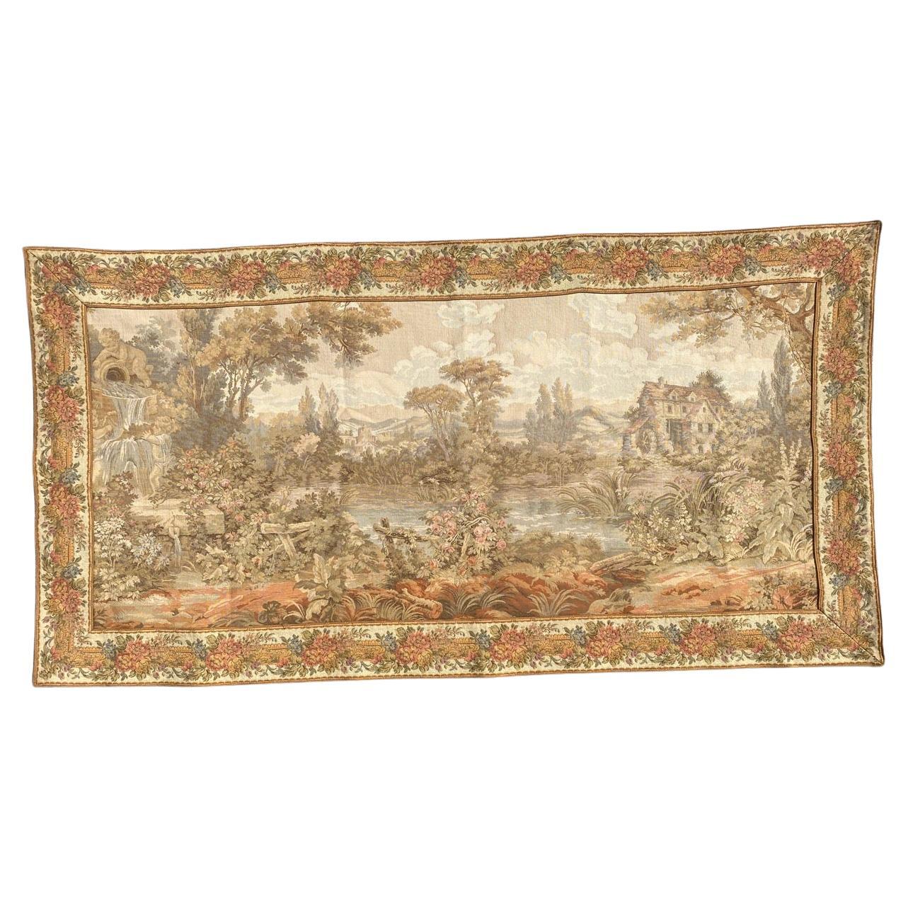 Bobyrug’s Pretty Vintage French Jaquar Tapestry For Sale