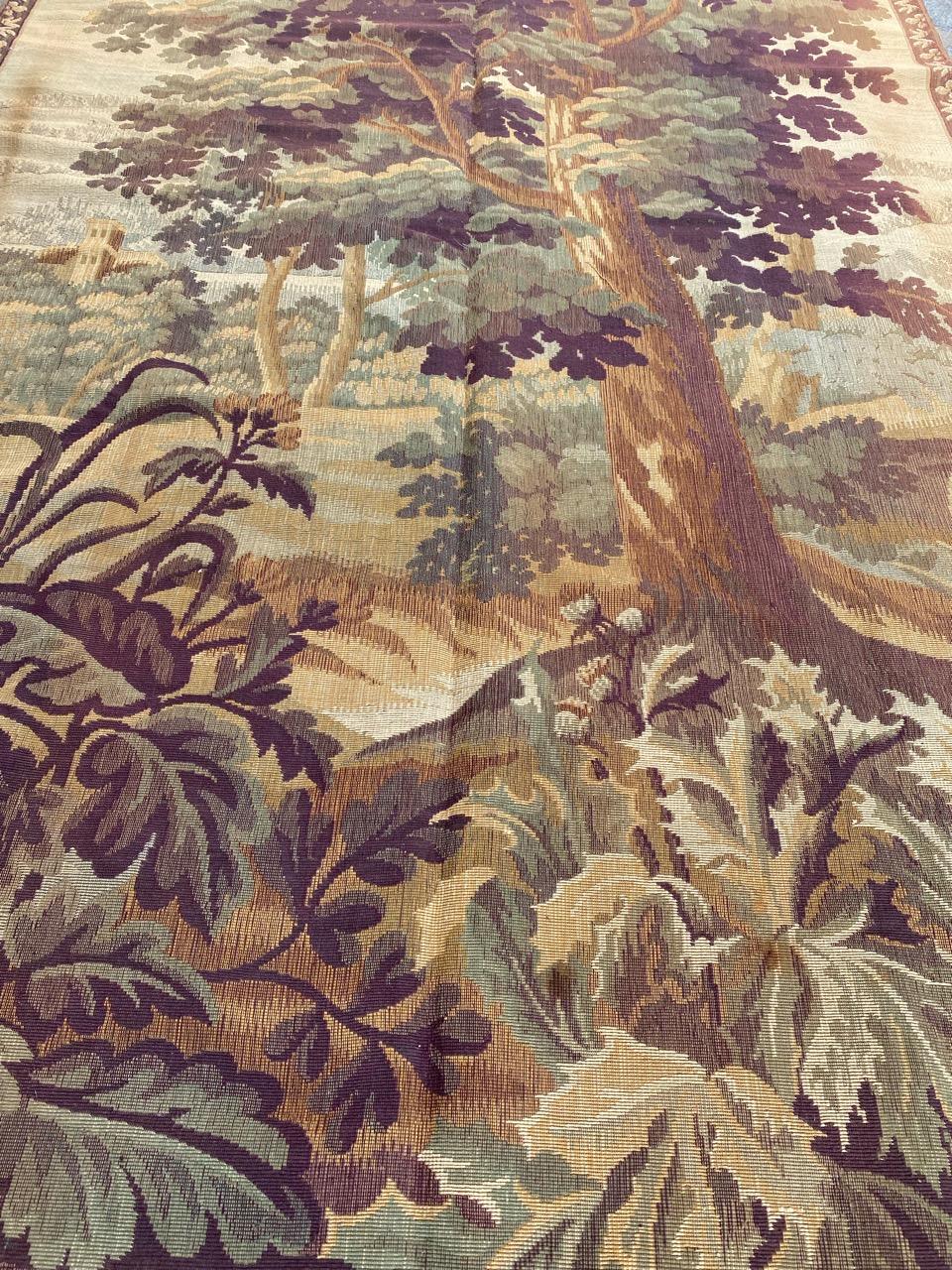 Pretty Vintage French Jaquar Tapestry Panel 4