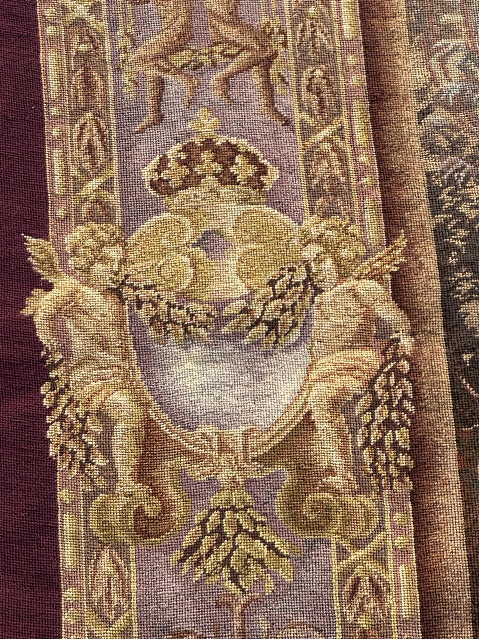 Hübscher französischer Wandteppich im Vintage-Stil, 