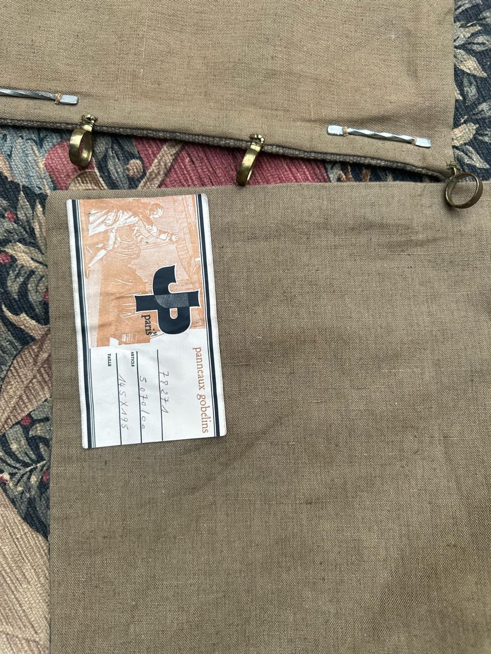 Hübsche Vintage Französisch Bildschirm gedruckt mittelalterlichen Design Wandteppich 