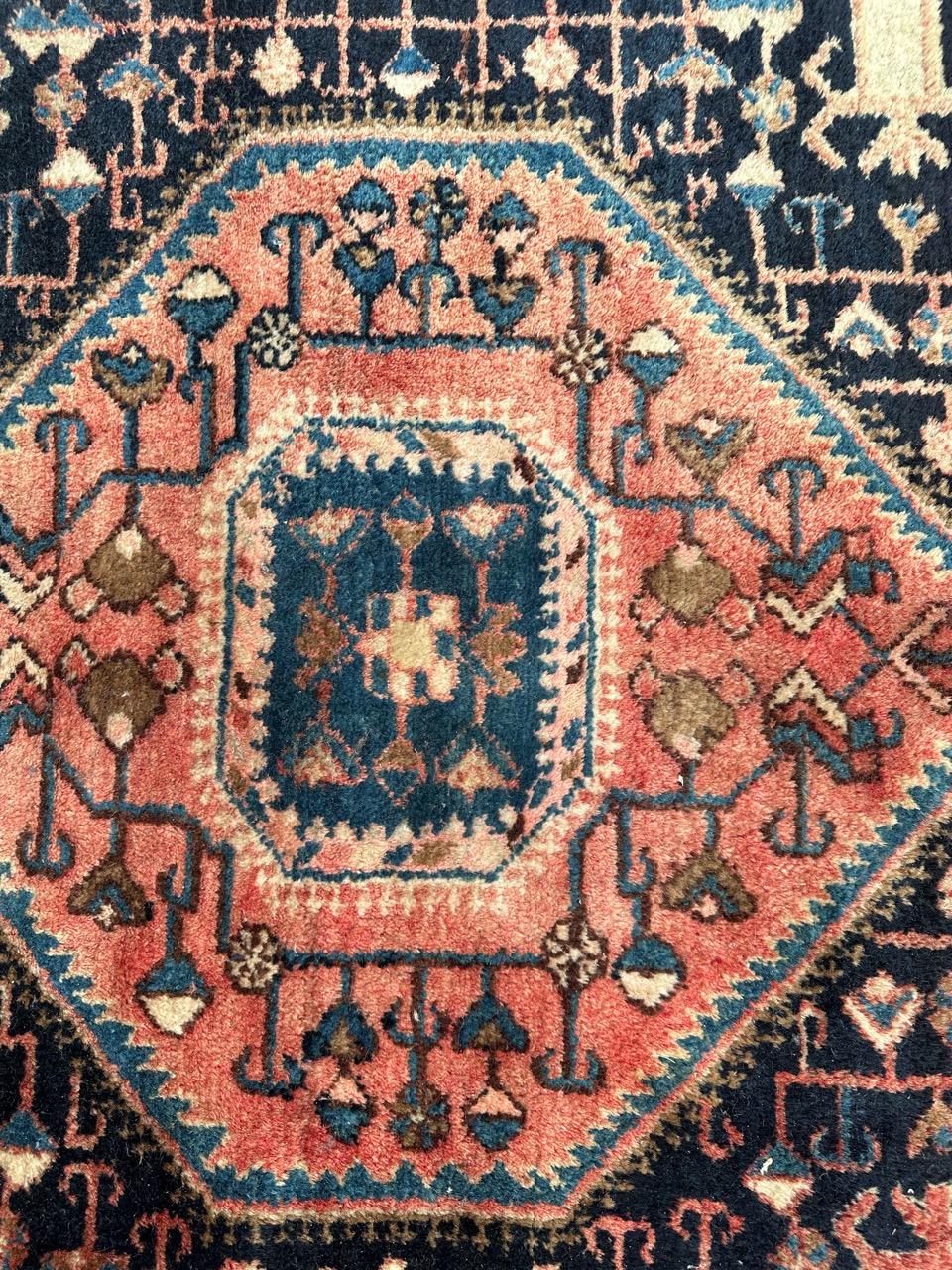 Bobyrug’s Pretty vintage Hamadan rug  For Sale 2