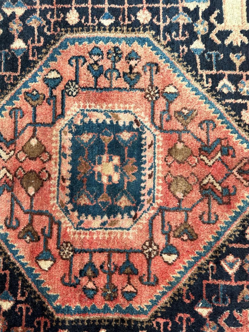 Il bel tappeto vintage Hamadan di Bobyrug in vendita 2