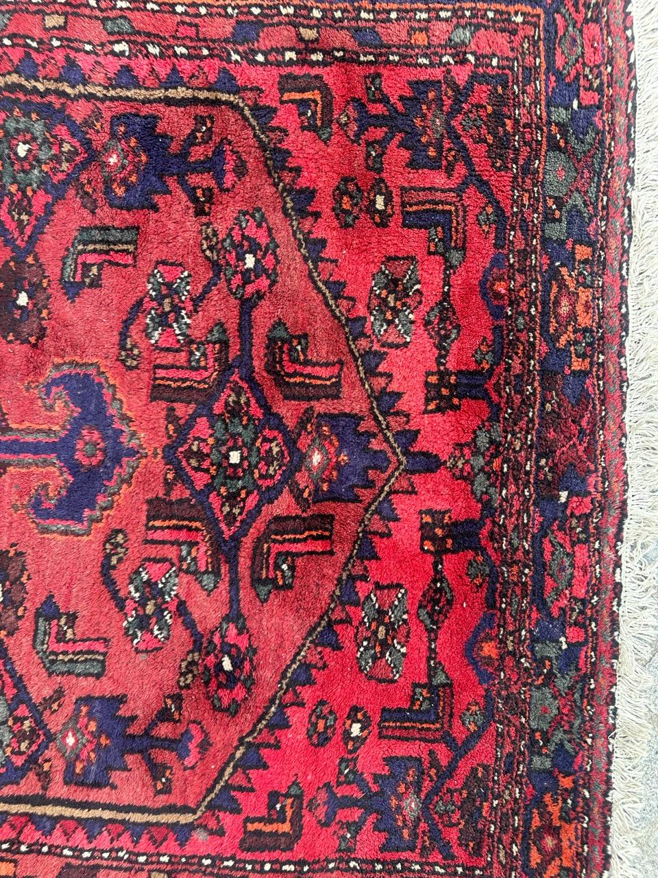 pretty vintage Hamadan rug For Sale 3