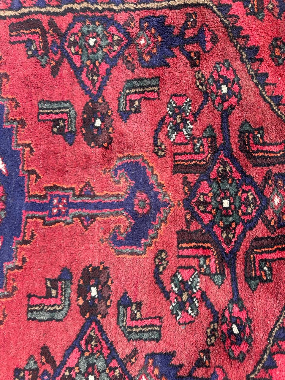 pretty vintage Hamadan rug For Sale 5