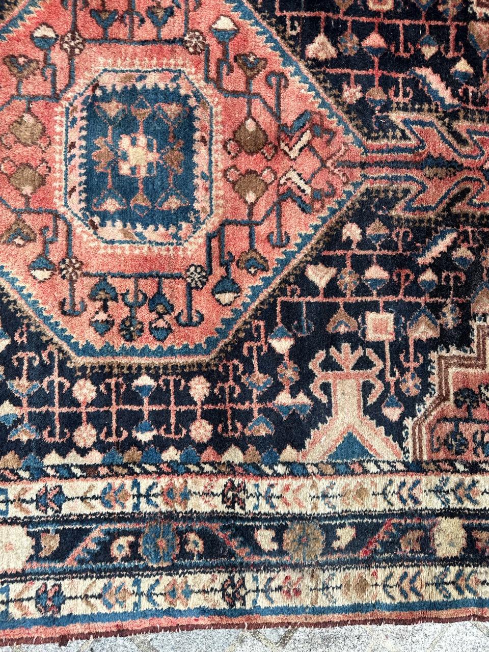 Bobyrug’s Pretty vintage Hamadan rug  For Sale 9