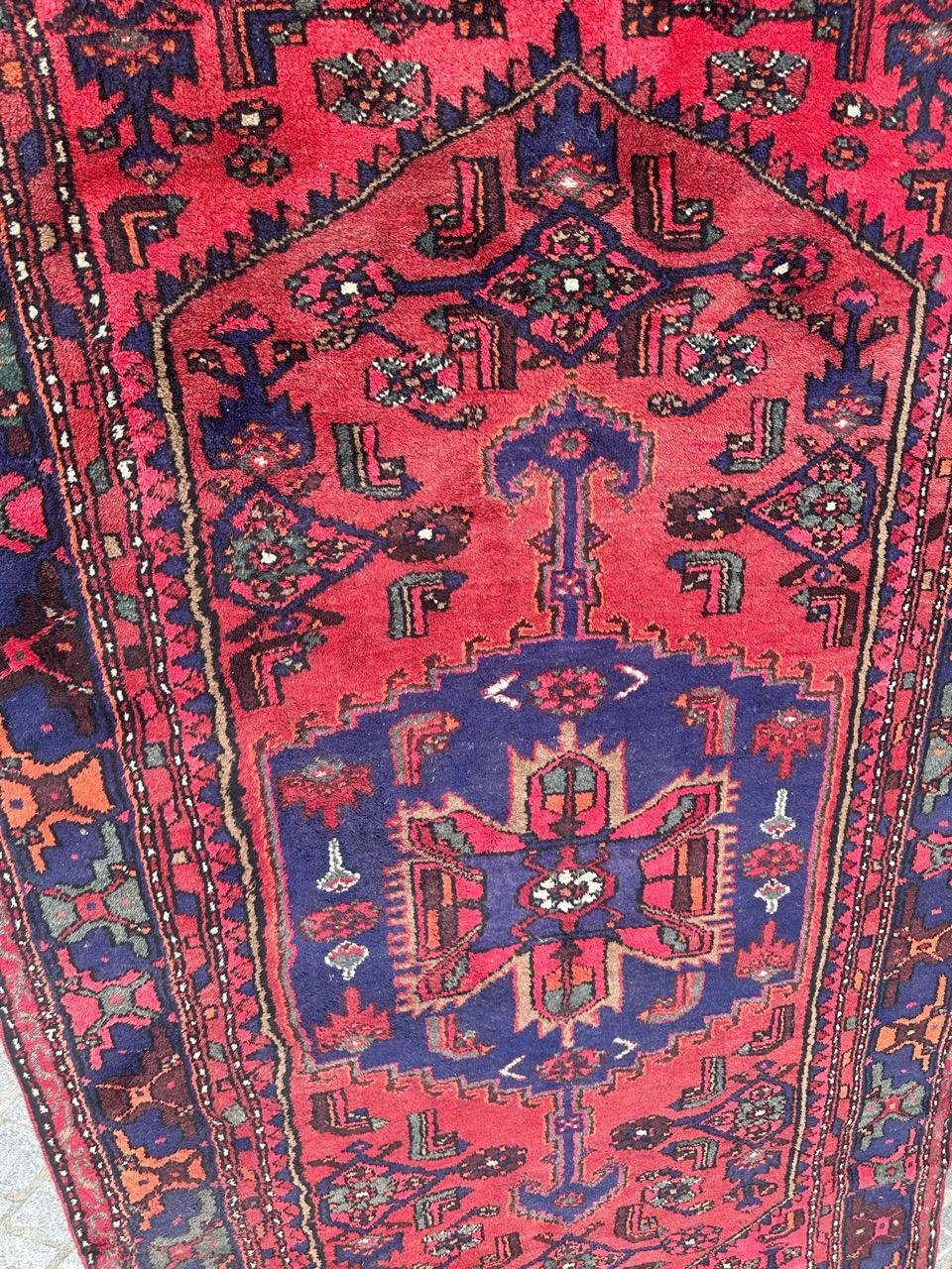 pretty vintage Hamadan rug For Sale 10