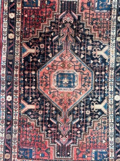 Bobyrug’s Pretty vintage Hamadan rug