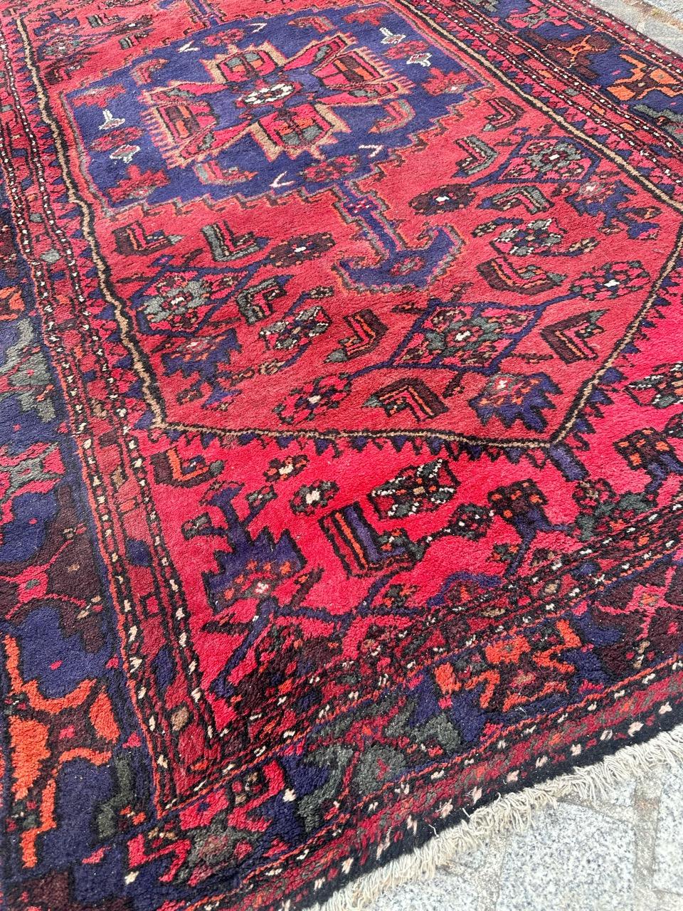 20th Century pretty vintage Hamadan rug For Sale