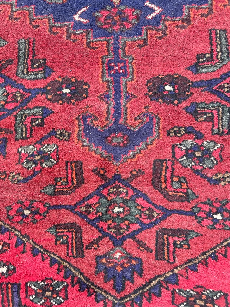 pretty vintage Hamadan rug For Sale 1
