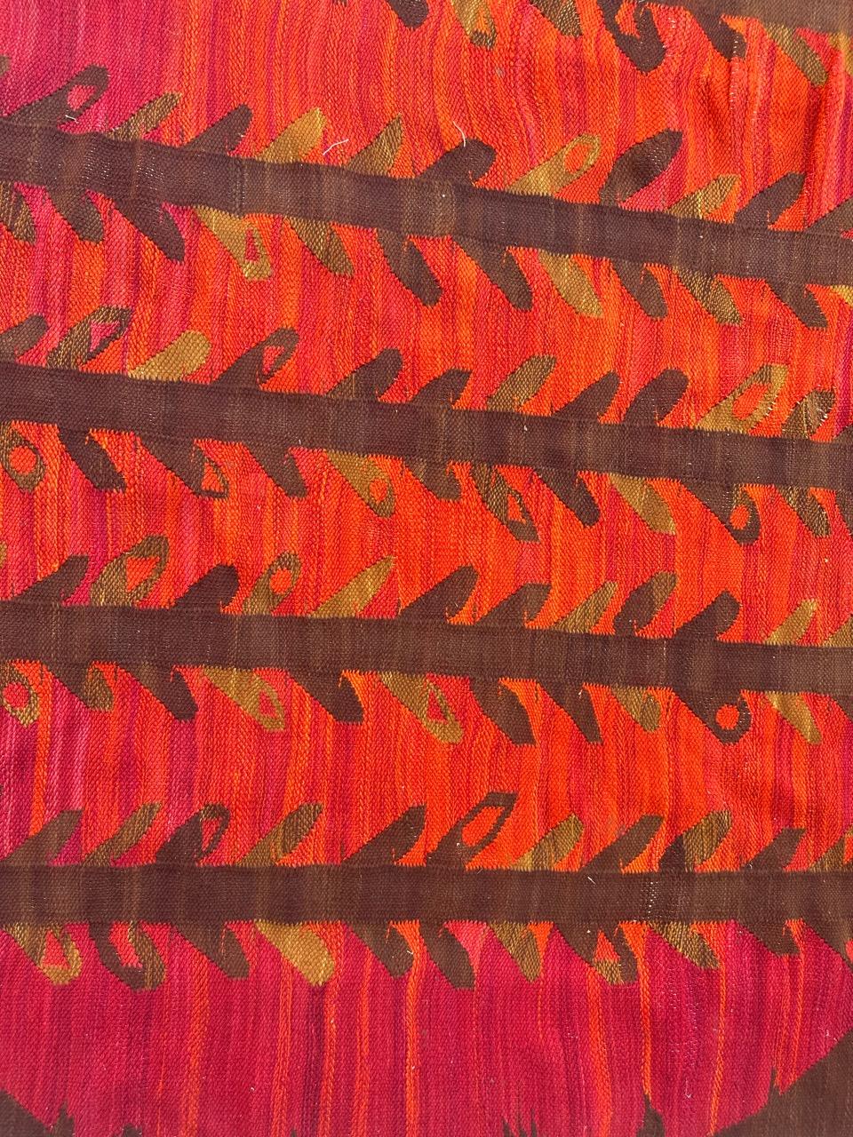 Joli tapis scandinave vintage des années 70 tissé à la main en vente 5
