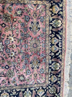 Bobyrug’s Pretty Vintage Indian Kashmir Rug