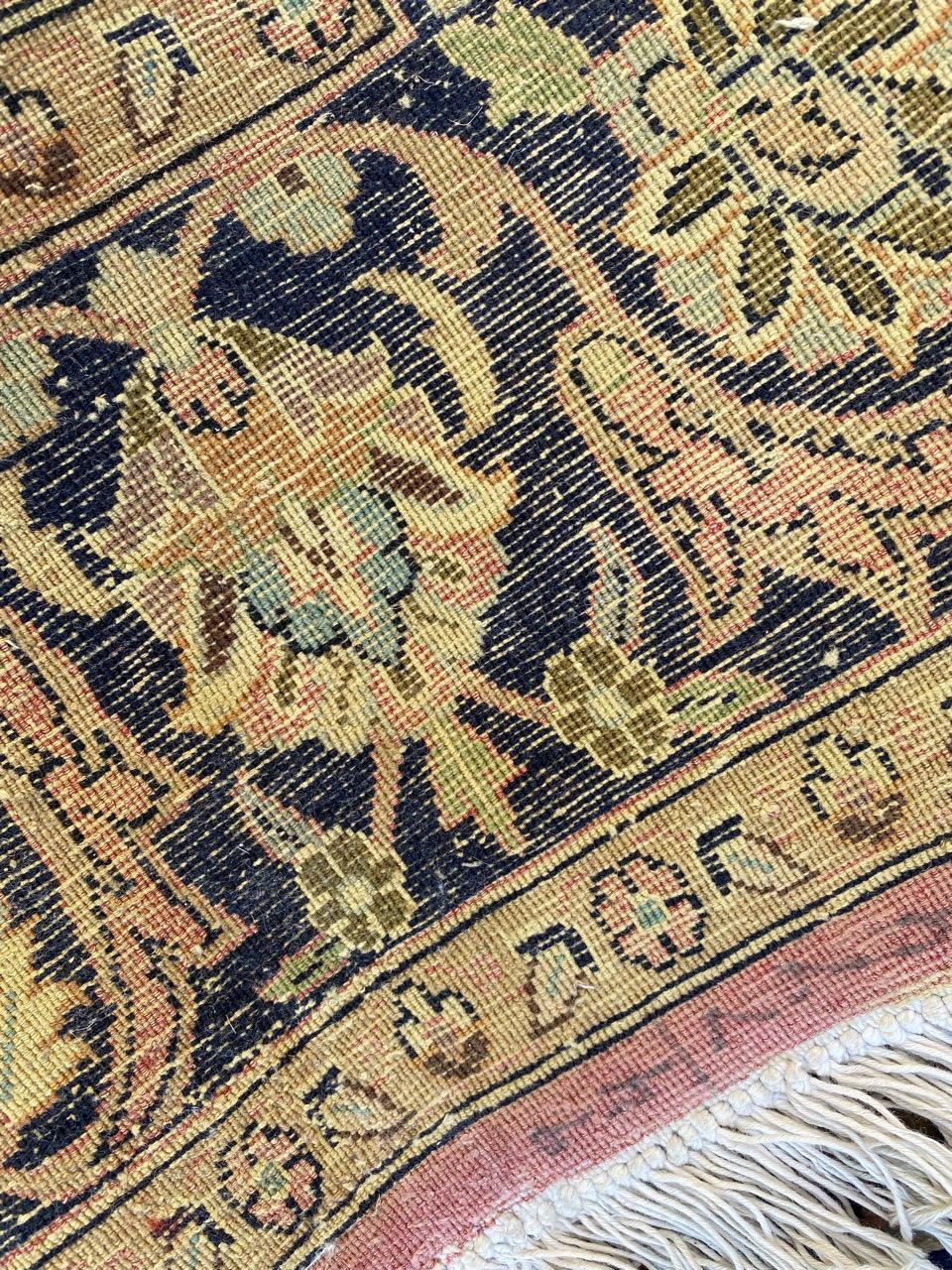 Bobyrug's Hübscher Indischer Kaschmir-Teppich im Vintage-Stil im Angebot 13