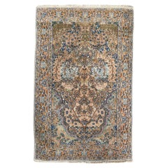 Bobyrug’s Pretty vintage Indian Punjab rug